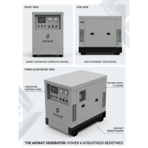 ژنراتور گازسوز 25kva برند AXIWAT